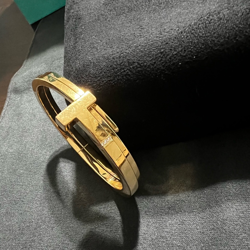 Tiffany T - Diamond Square Wrap Bracelet 18K